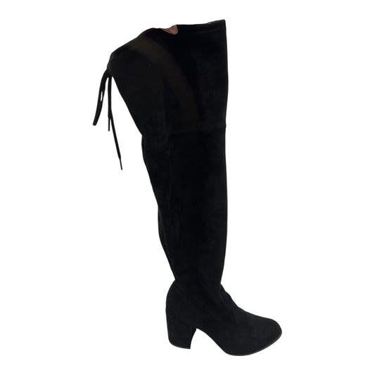 Boots Knee Heels By Torrid In Black, Size:7