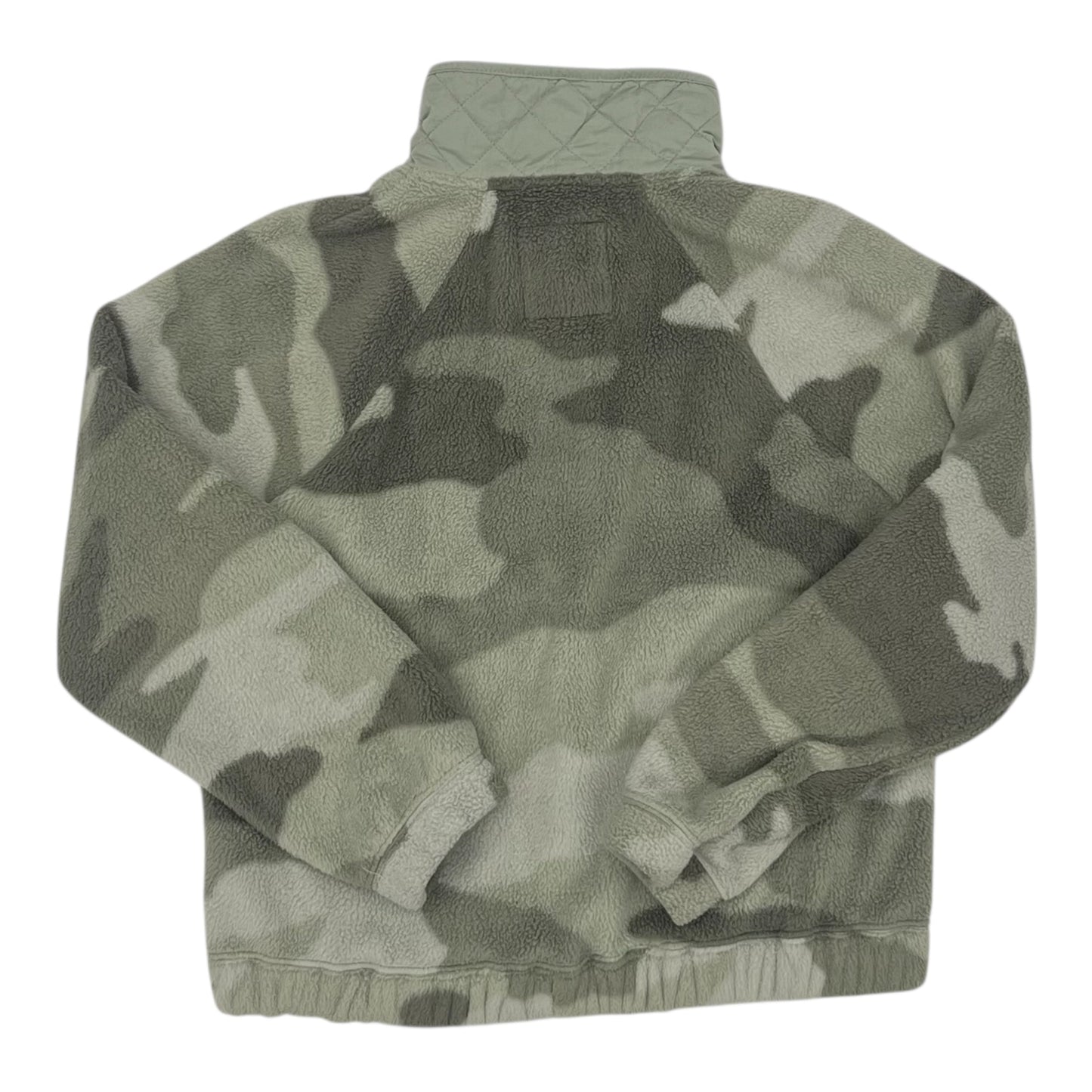 Jacket Faux Fur & Sherpa By Abercrombie And Fitch In Camouflage Print, Size:M