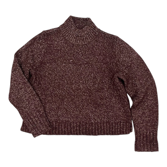 Sweater By Ann Taylor In Maroon, Size:M