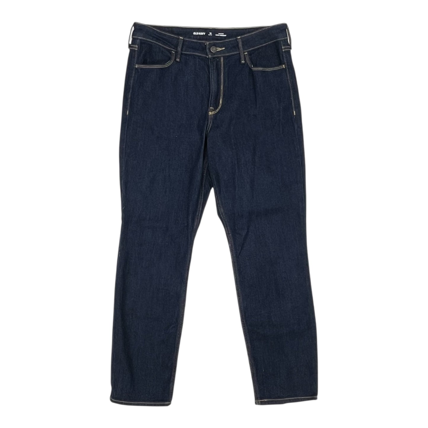 Jeans Straight By Old Navy In Blue Denim, Size:10P