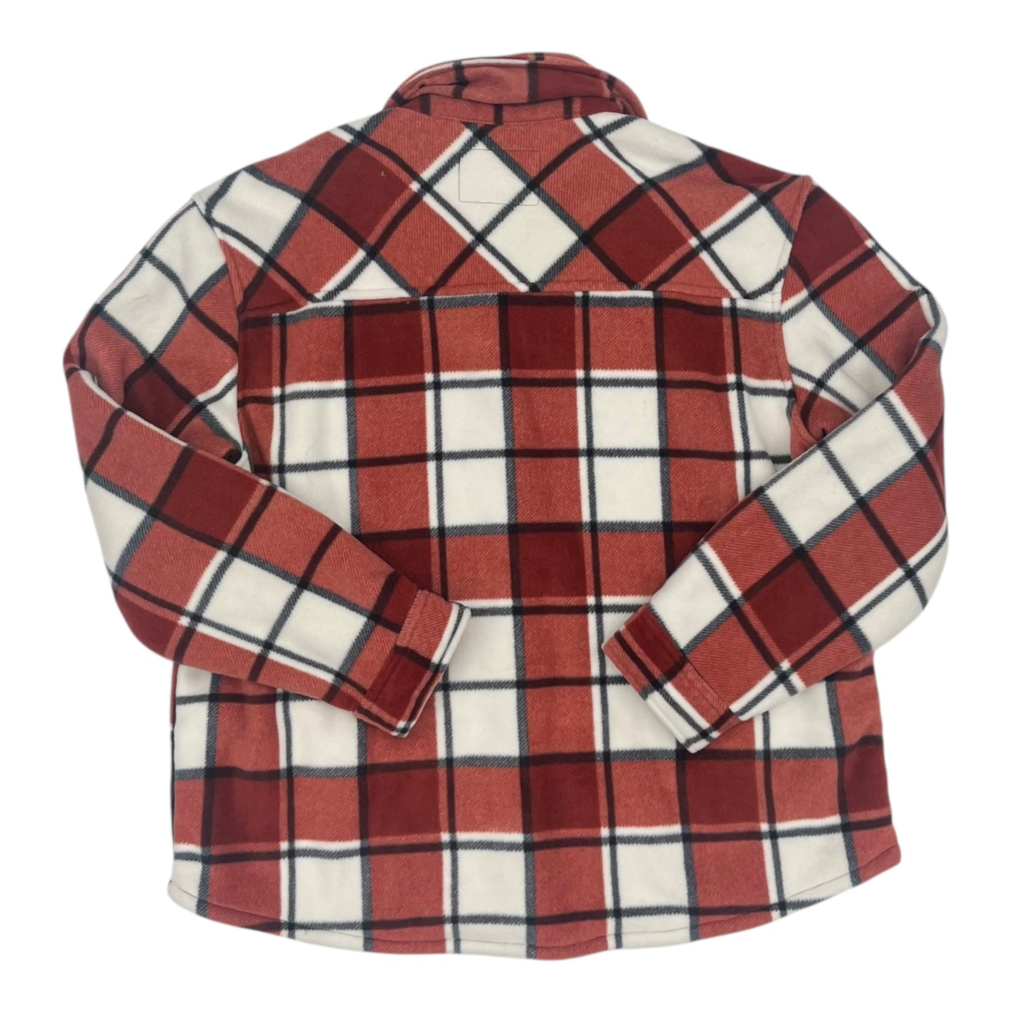 Jacket Shirt By Sage In Plaid Pattern, Size:Xl