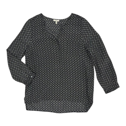 Blouse Ls By Joie In Black & White, Size:M