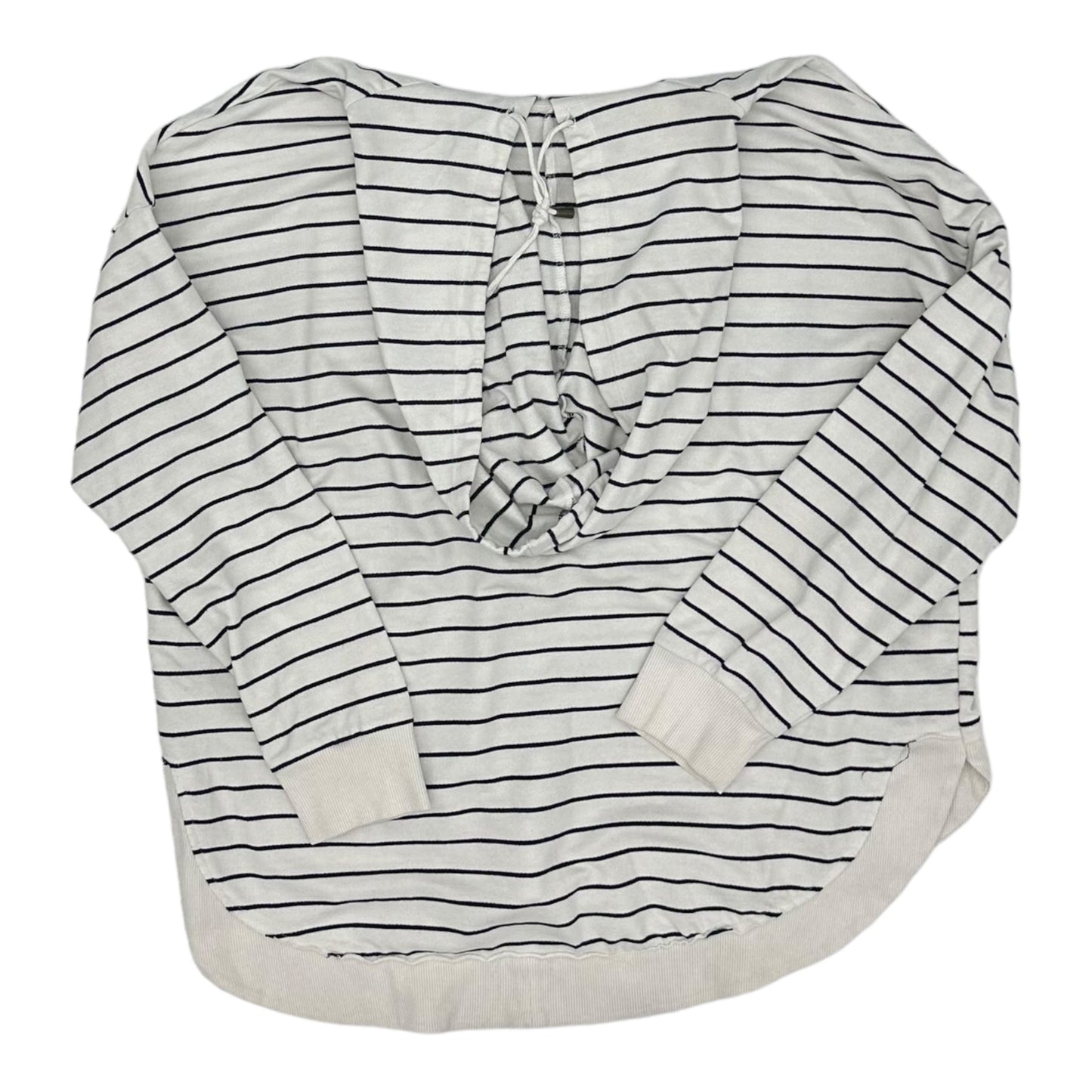 STRIPED PATTERN SWEATSHIRT HOODIE by TIME AND TRU Size:XL