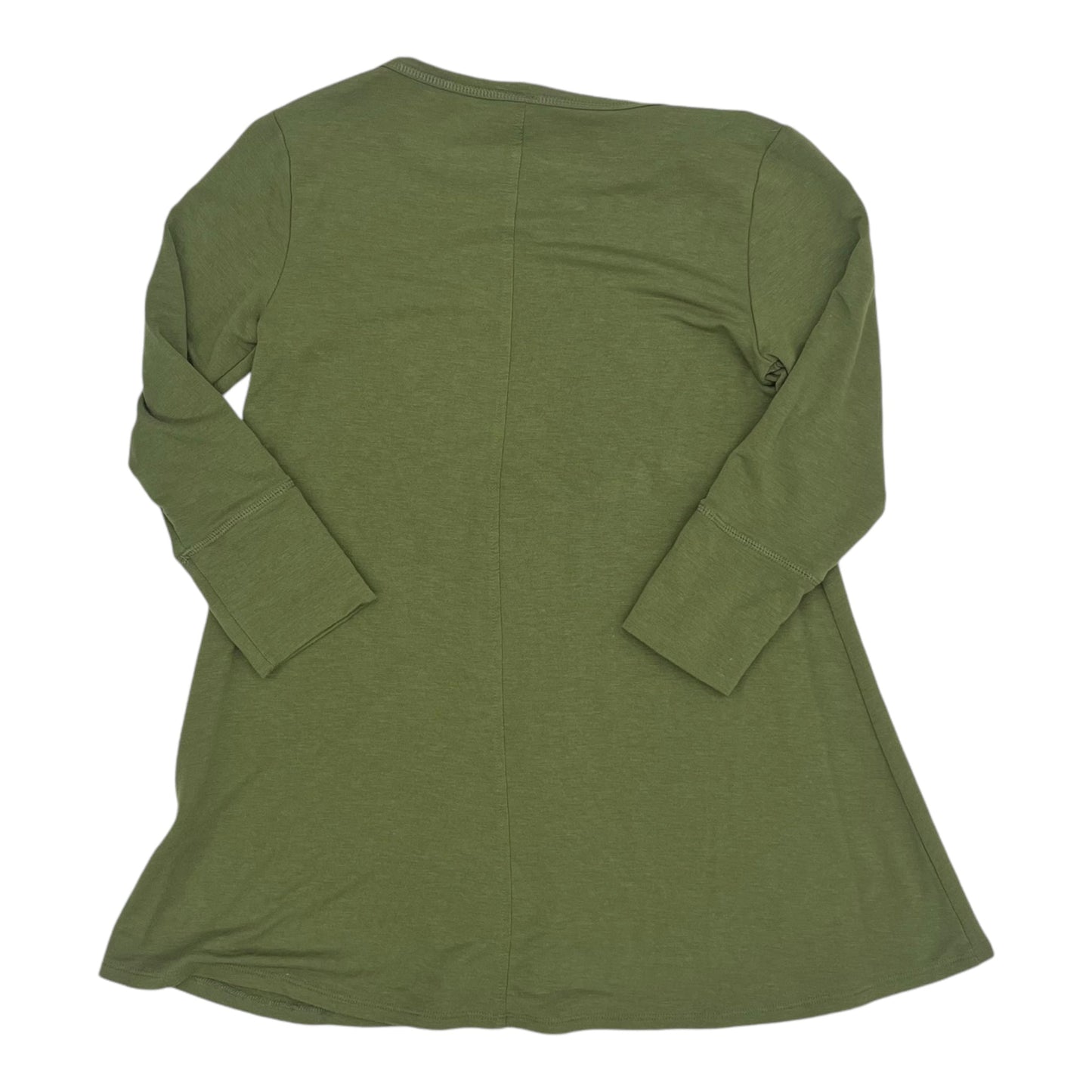 Top 3/4 Sleeve By Cable And Gauge In Green, Size:S