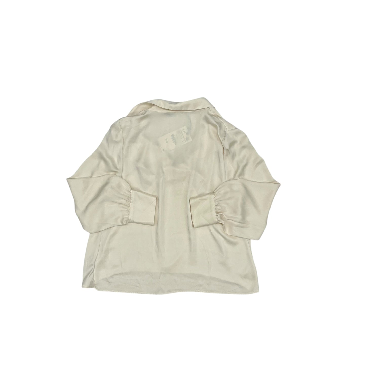 Blouse Ls By Zara In Cream, Size:M