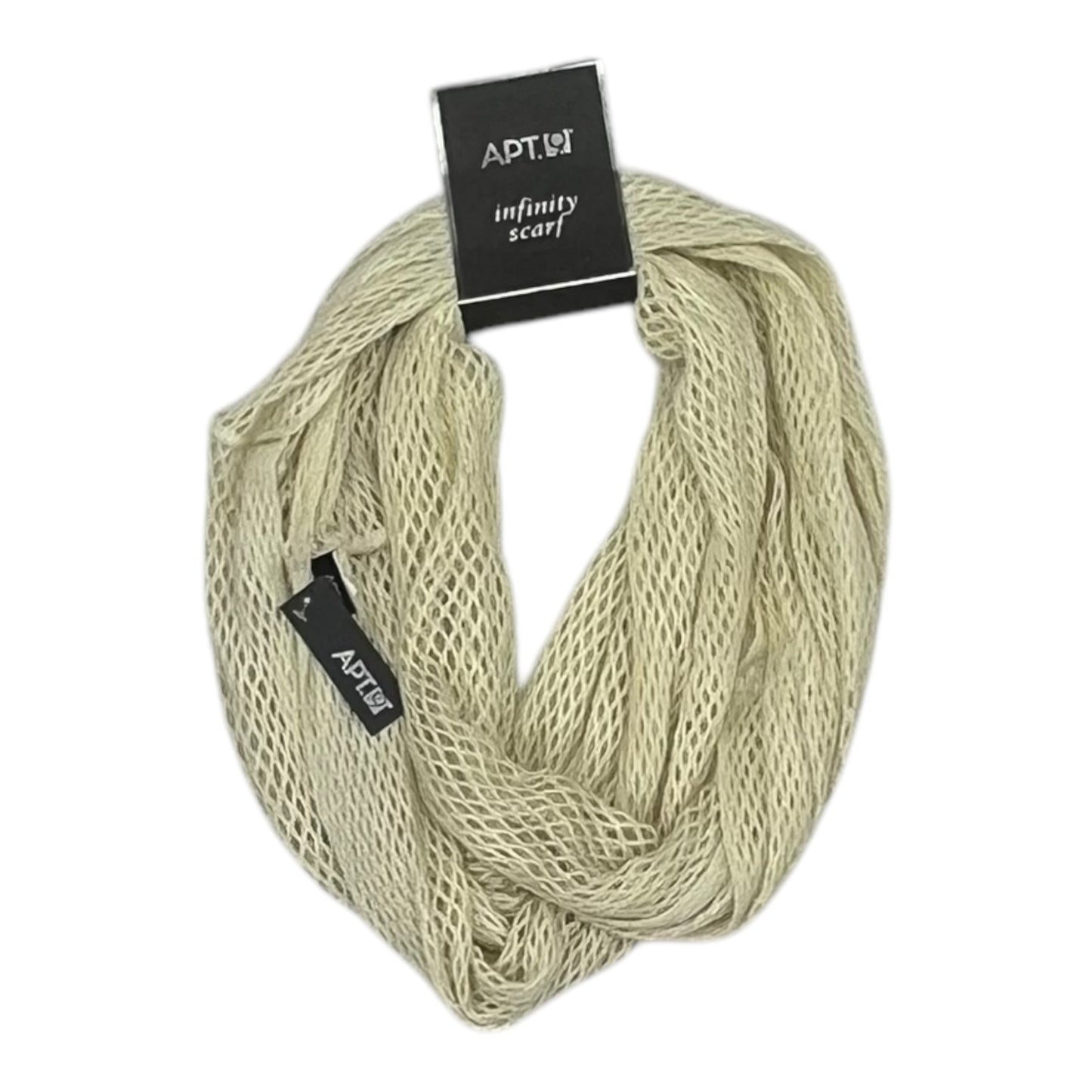 Scarf Infinity By Apt 9 In Gold & White