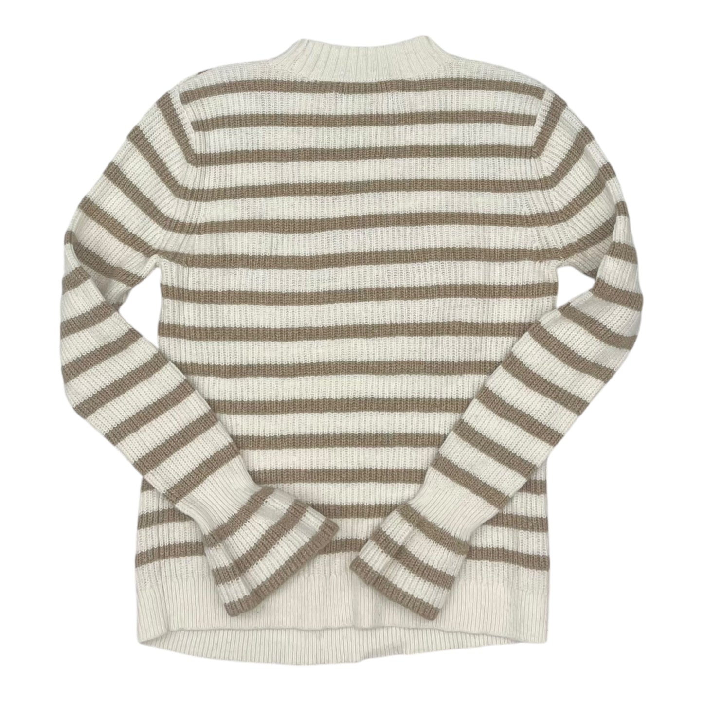 Sweater By Loft In Tan & White, Size:S