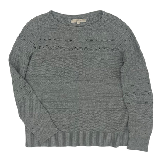 Sweater By Loft In Grey, Size:L