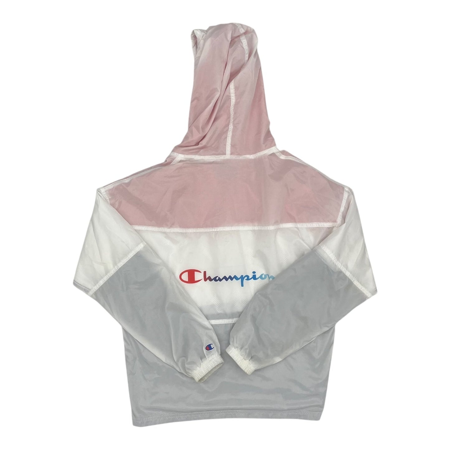 Athletic Jacket By Champion In White, Size:M