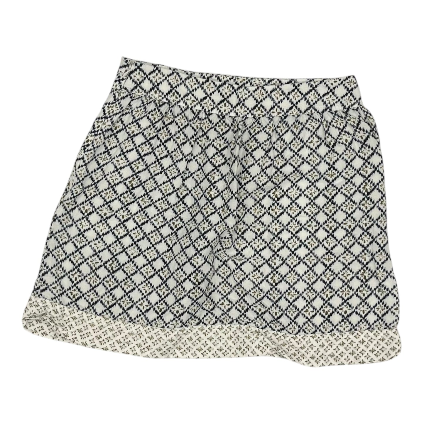 Skirt Mini & Short By Loft In Blue & White, Size:6