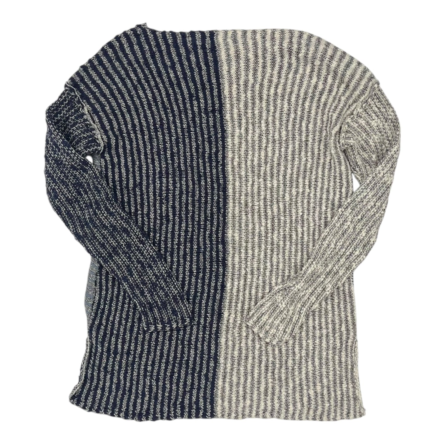 Sweater By Soft Surroundings In Blue & White, Size:M