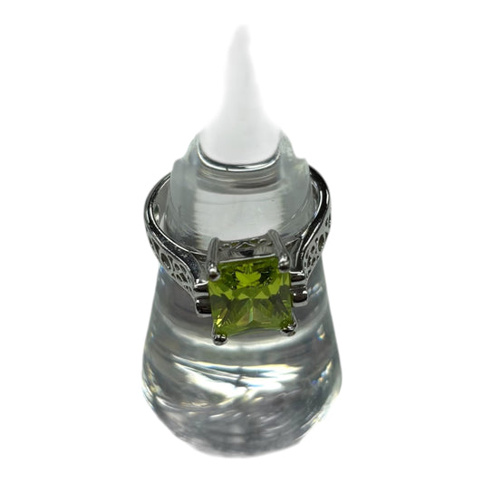 RING STATEMENT by LIA SOPHIA In GREEN, Size: 7