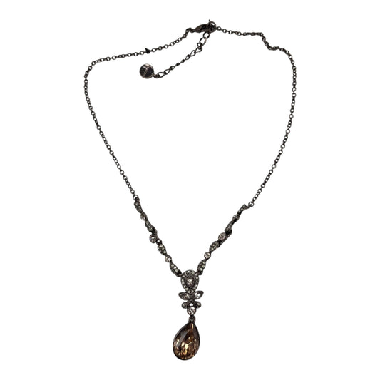 NECKLACE LUXURY DESIGNER by GIVENCHY In BROWN