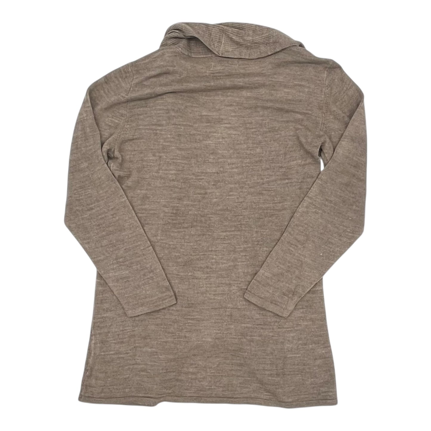 Sweater Cardigan By Carol Rose In Tan, Size:L