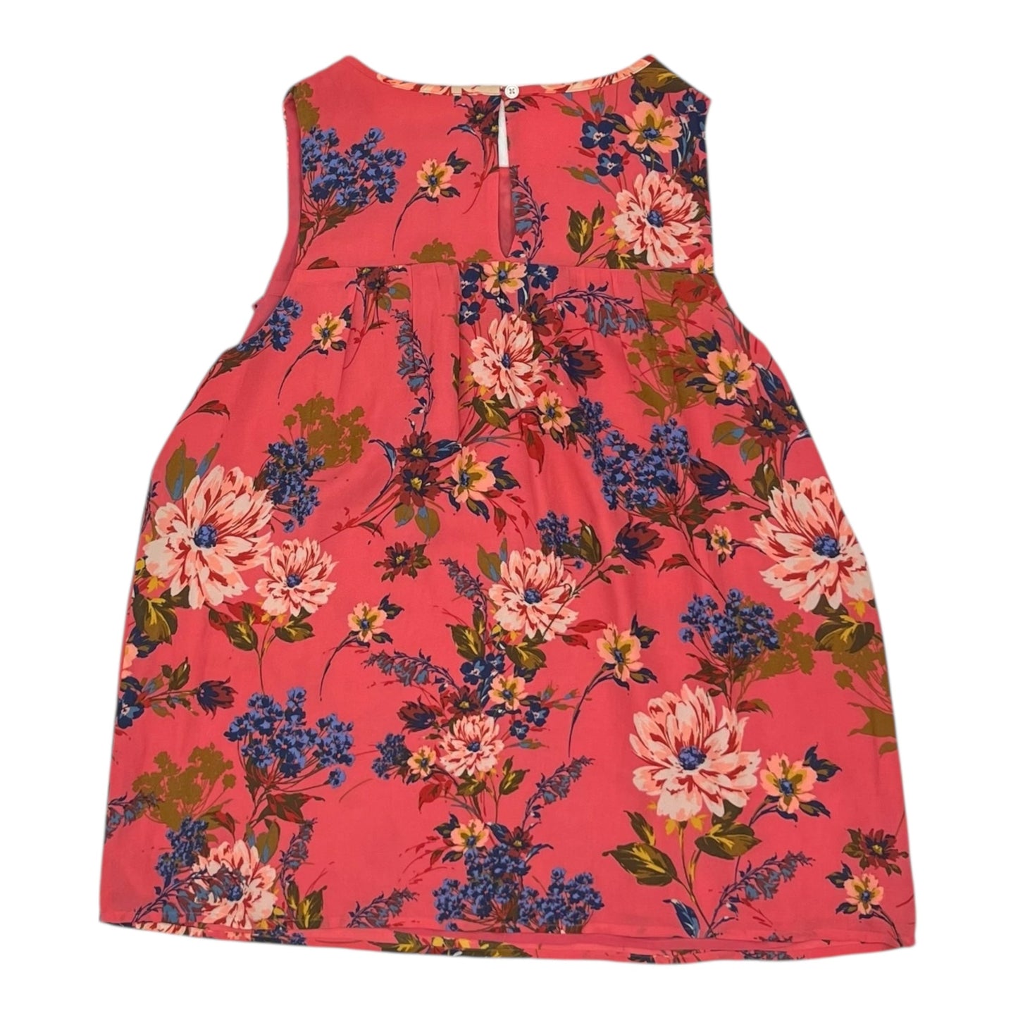 Top Sleeveless By Loft In Pink, Size:S