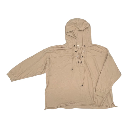 Sweatshirt Hoodie By Aerie In Tan, Size:L