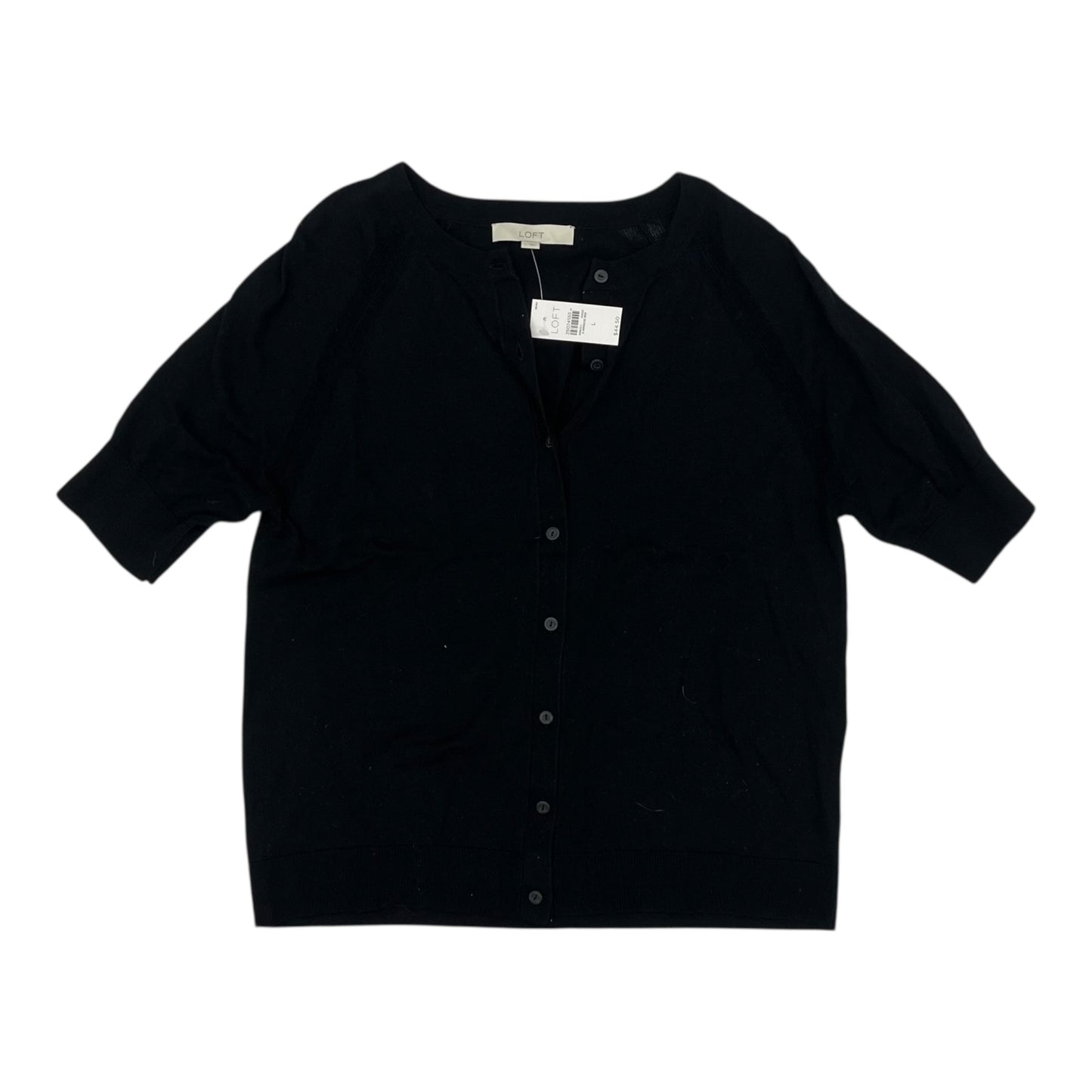 Cardigan By Loft In Black, Size:L