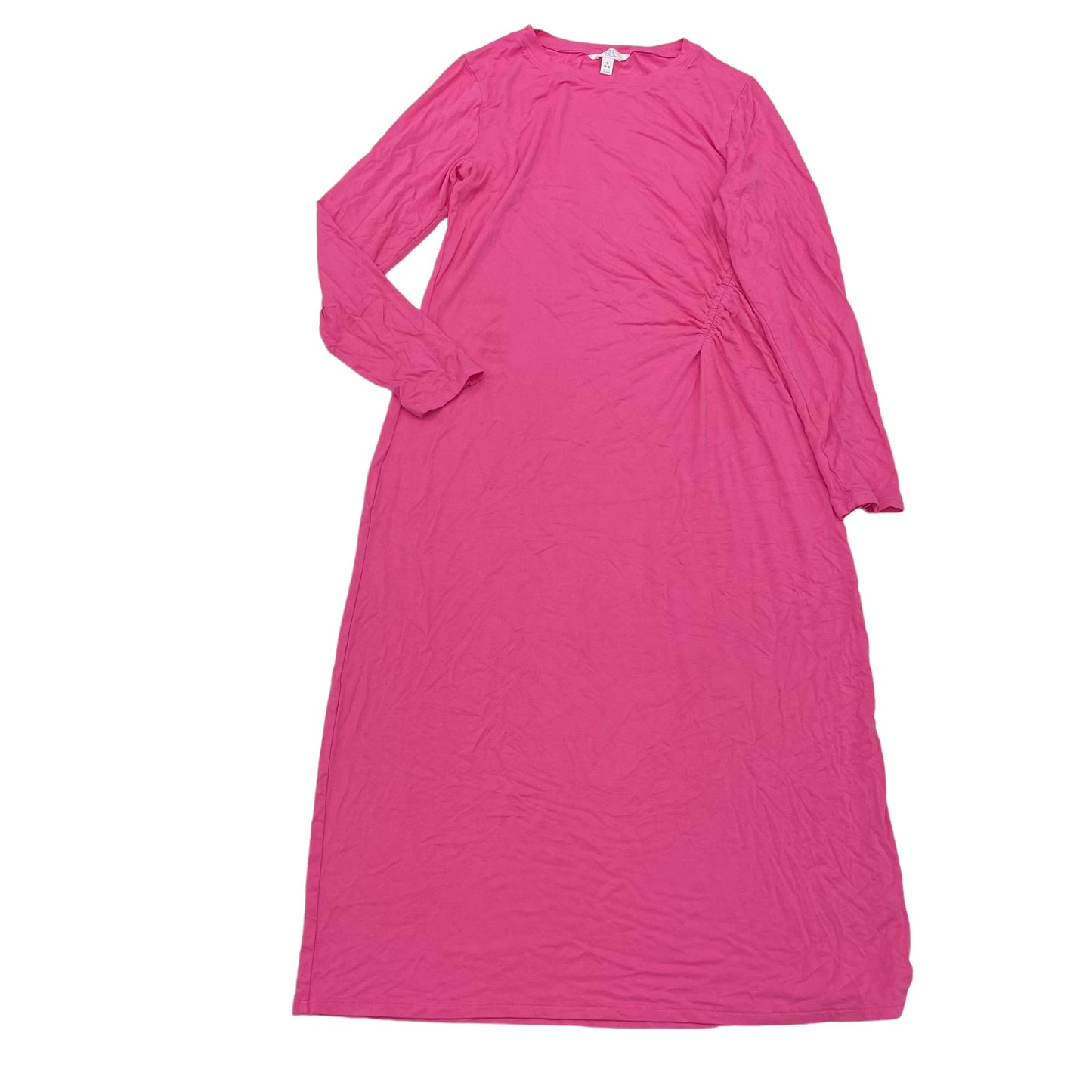 PINK TIME AND TRU DRESS CASUAL MIDI, Size S