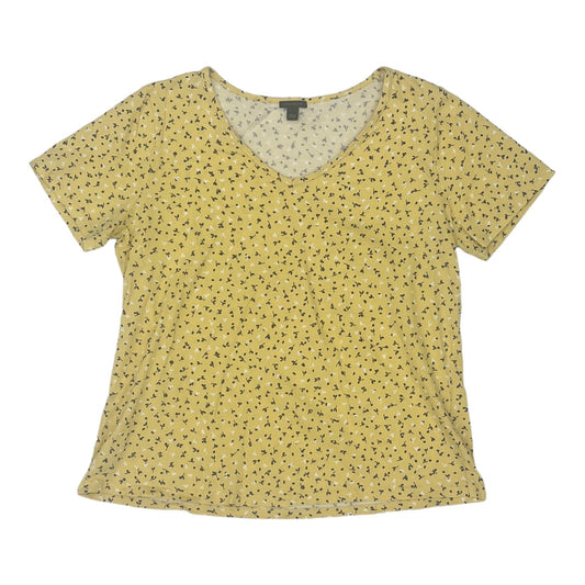 YELLOW ANN TAYLOR TOP SS, Size L