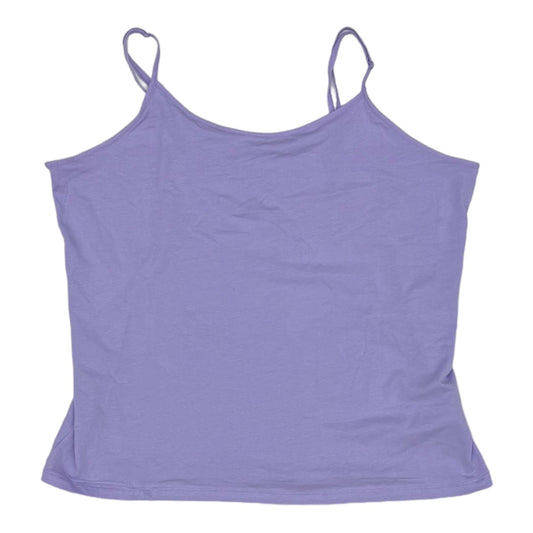 PURPLE TANK TOP by TIME AND TRU Size:2X