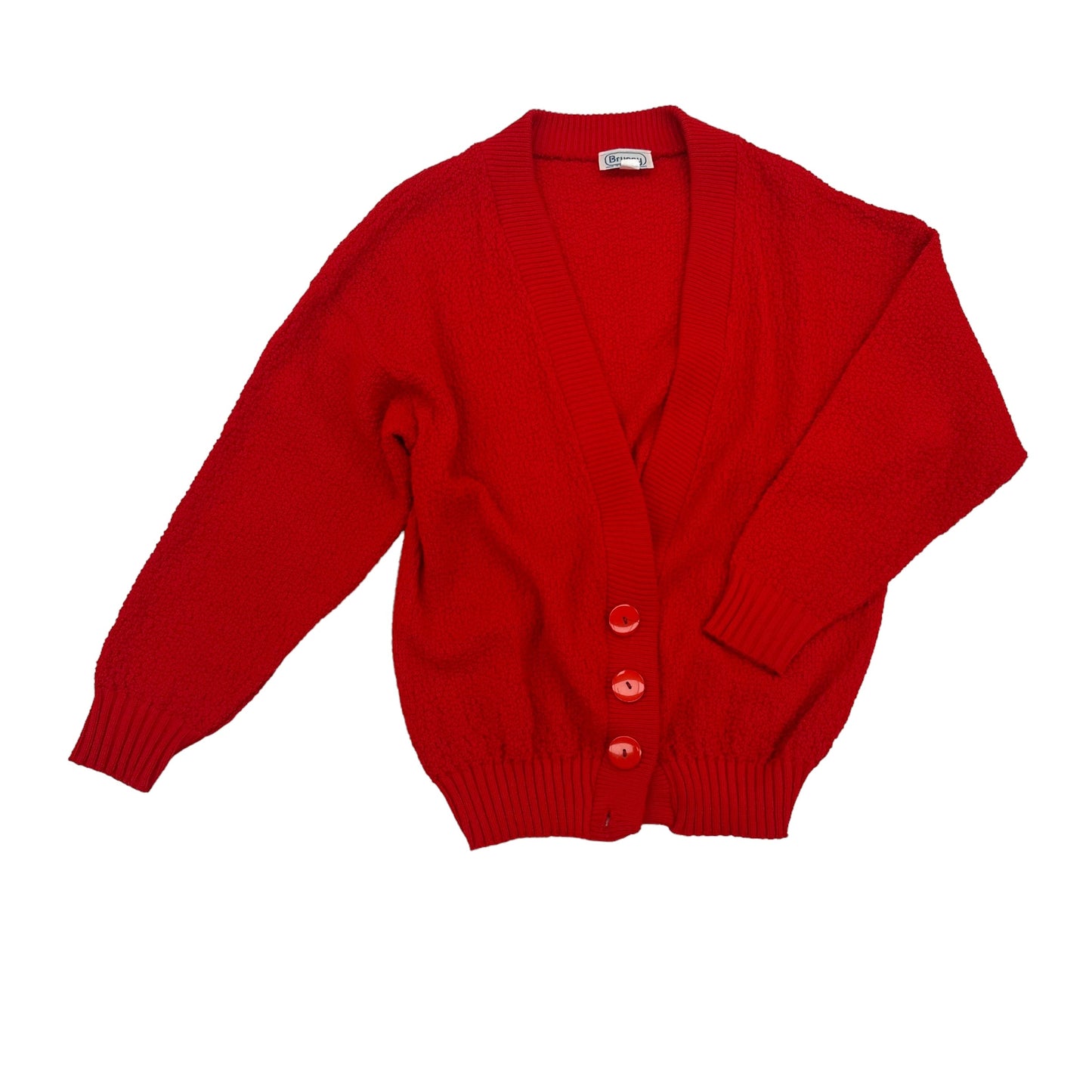 RED SWEATER CARDIGAN by CLOTHES MENTOR Size:M