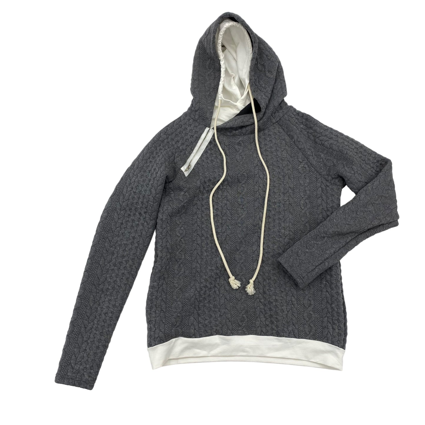 GREY SWEATSHIRT HOODIE by CLOTHES MENTOR Size:XS