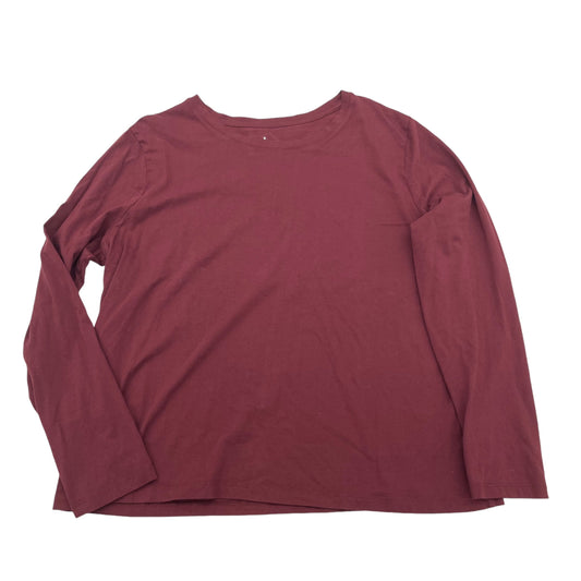 RED TOP LS BASIC by A NEW DAY Size:XL