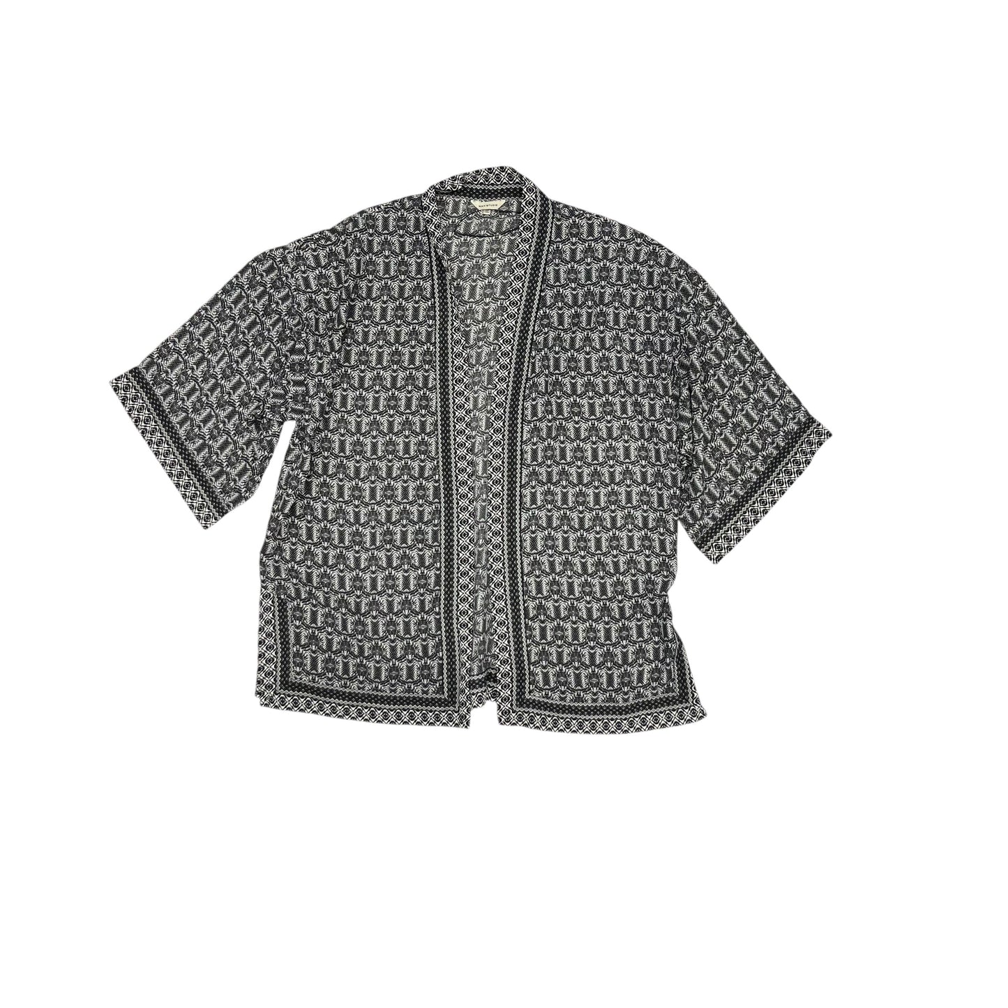 BLACK & WHITE KIMONO by MAX STUDIO Size:M