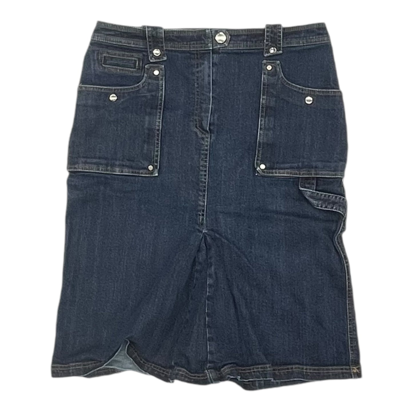 Skirt Mini & Short By Clothes Mentor In Blue Denim, Size:8