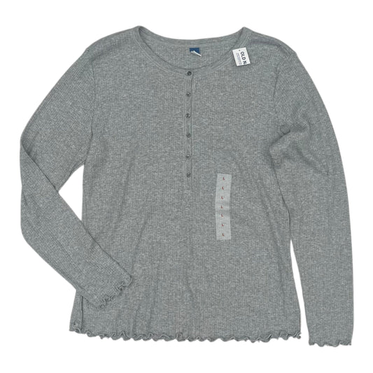 Top Ls By Old Navy In Grey, Size:L