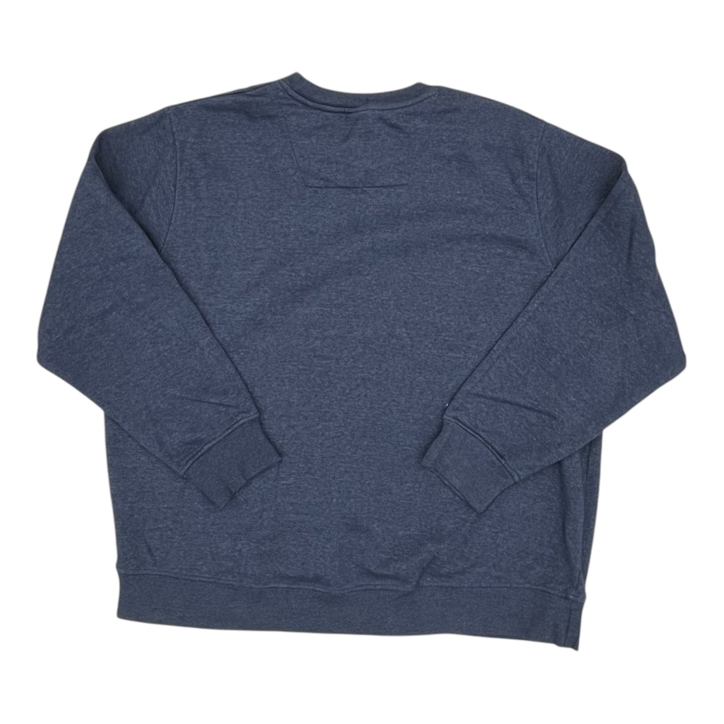 Sweatshirt Crewneck By Clothes Mentor In Blue, Size:3X