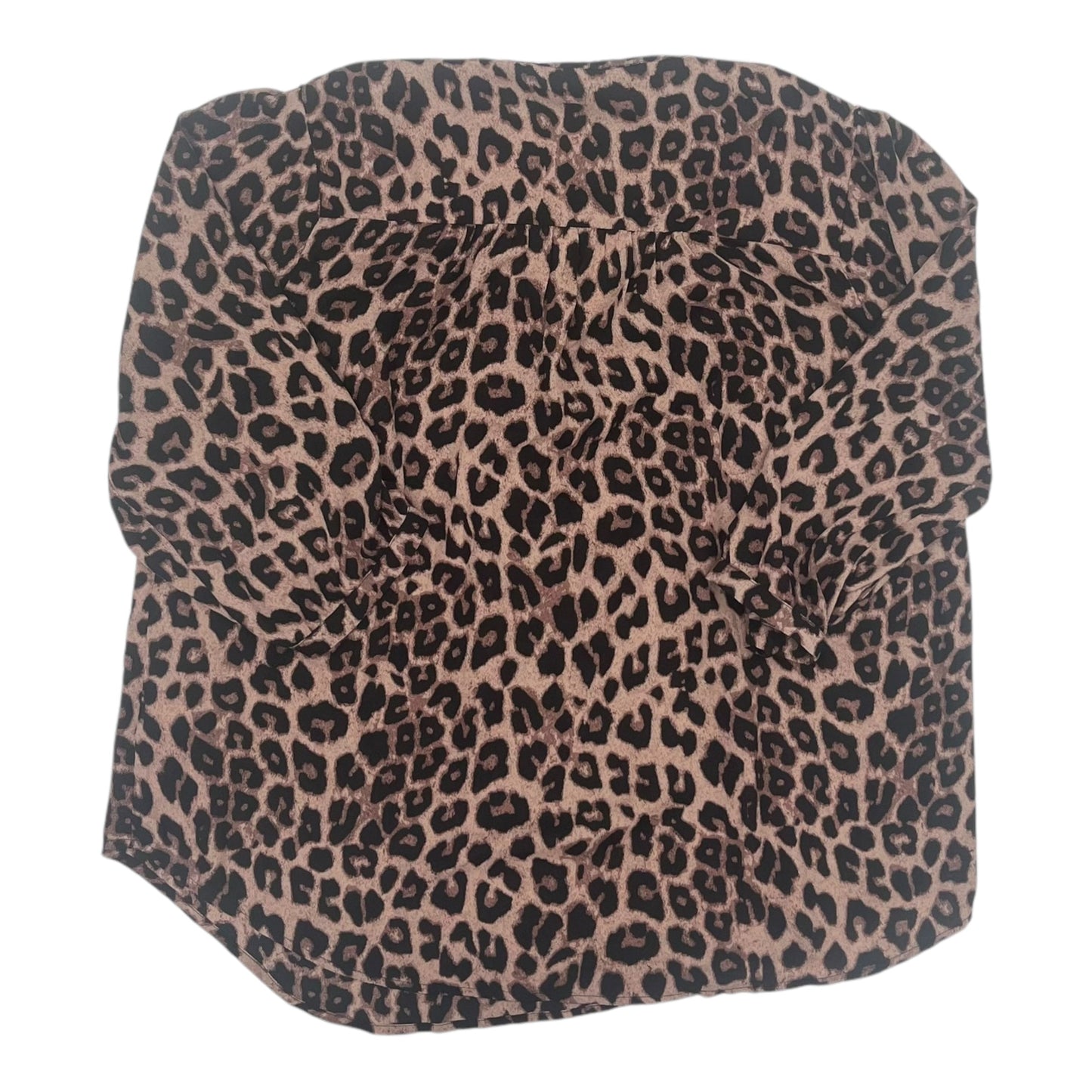 Blouse Ls By Torrid In Animal Print, Size:1X