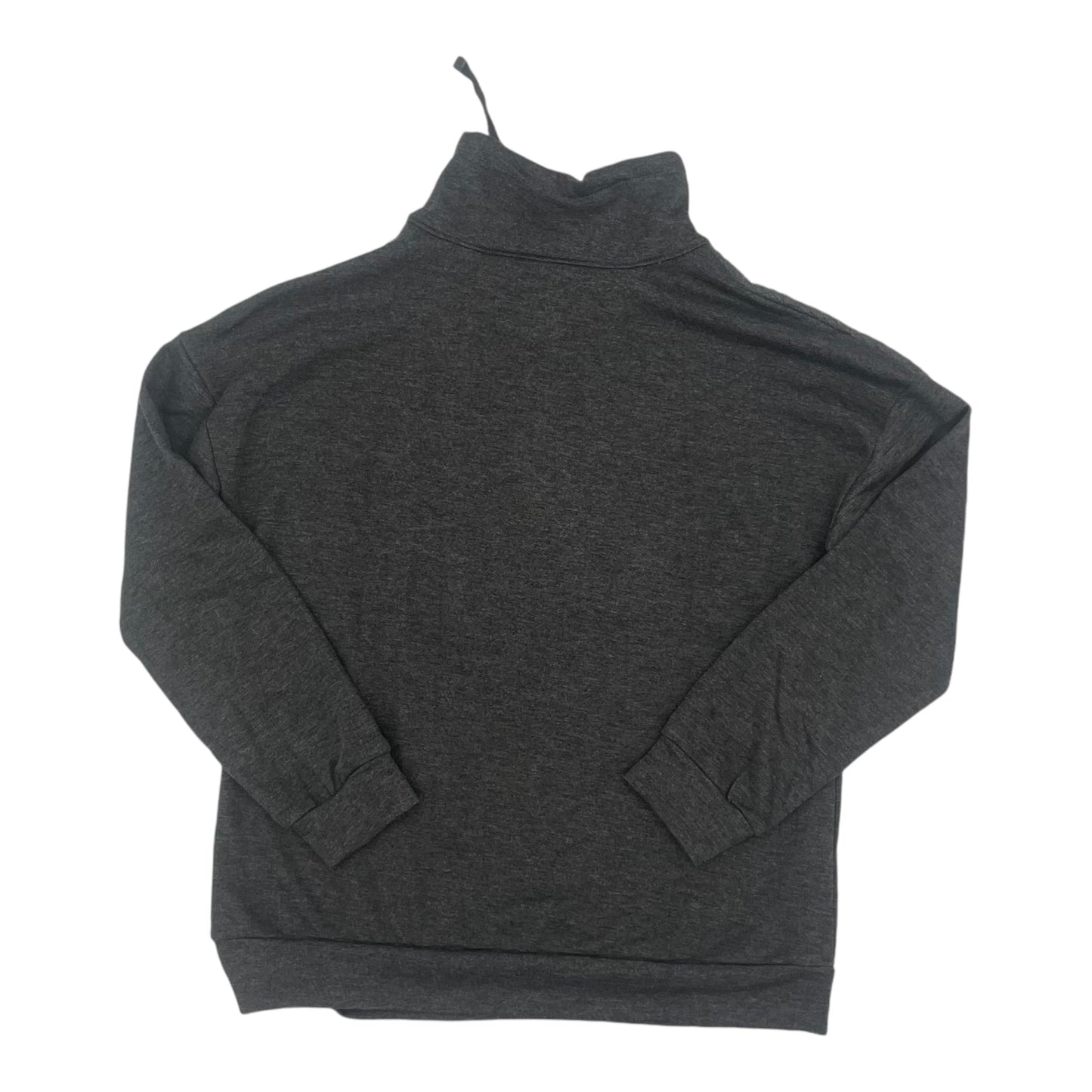 Sweatshirt Collar By Clothes Mentor In Grey, Size:M