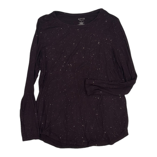 Top Ls By Apt 9 In Purple, Size:L