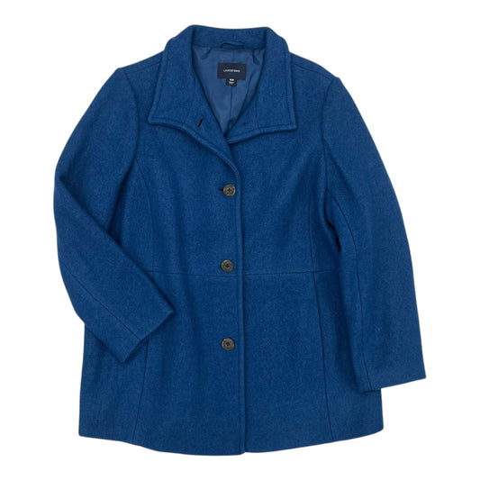 Coat Peacoat By Lands End In Blue, Size:Xl