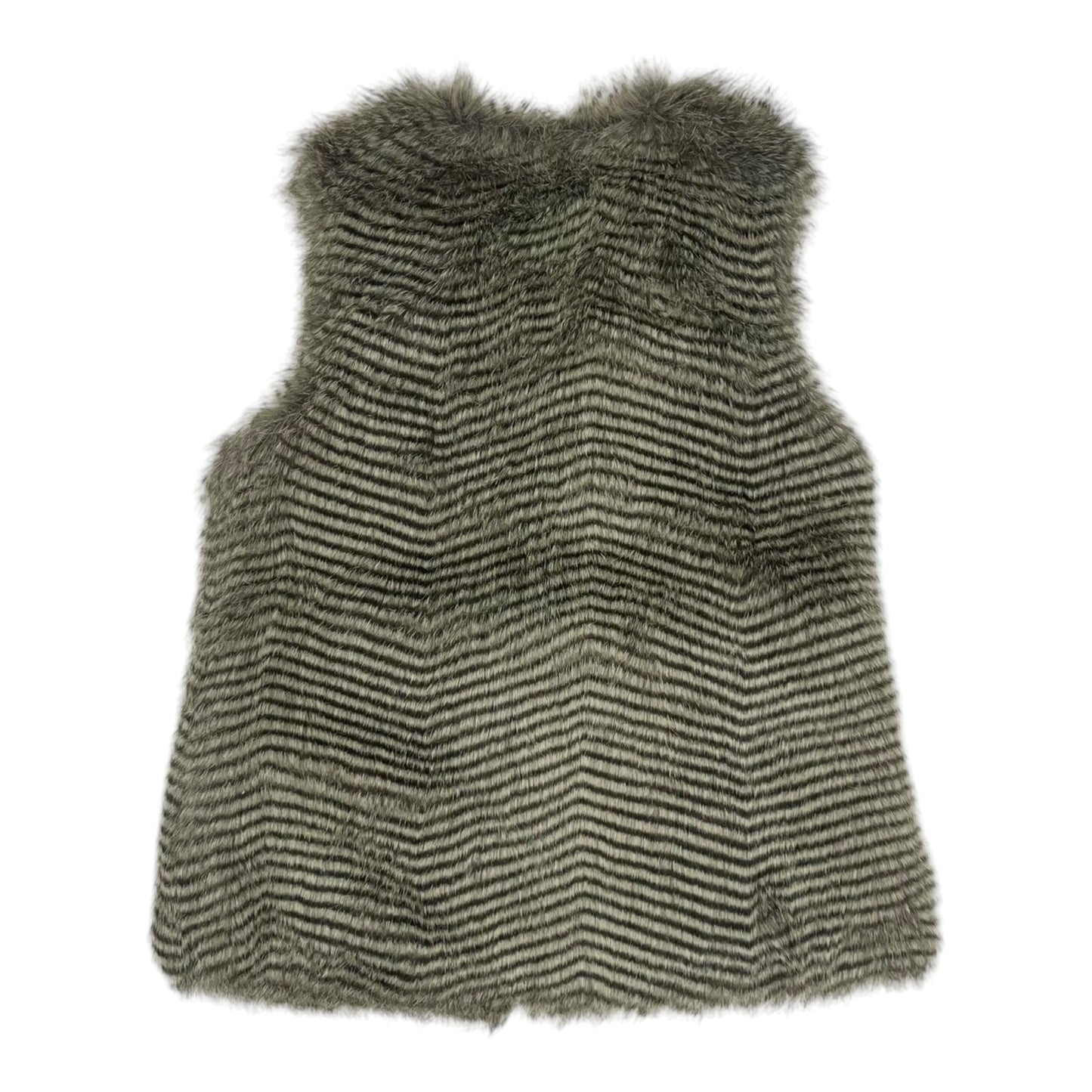 Vest Faux Fur & Sherpa By Jack In Tan, Size:M