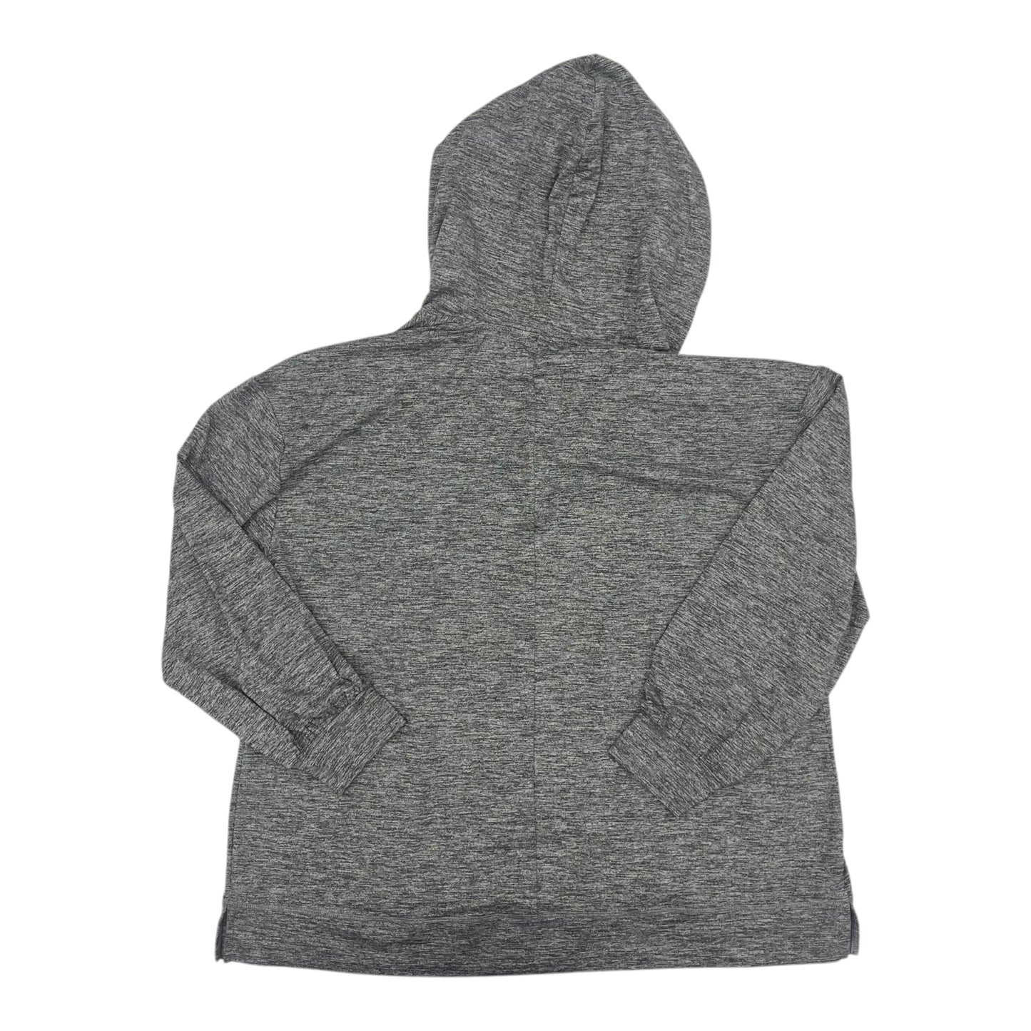 Athletic Top Ls Hoodie By Livi Active In Grey, Size:1X