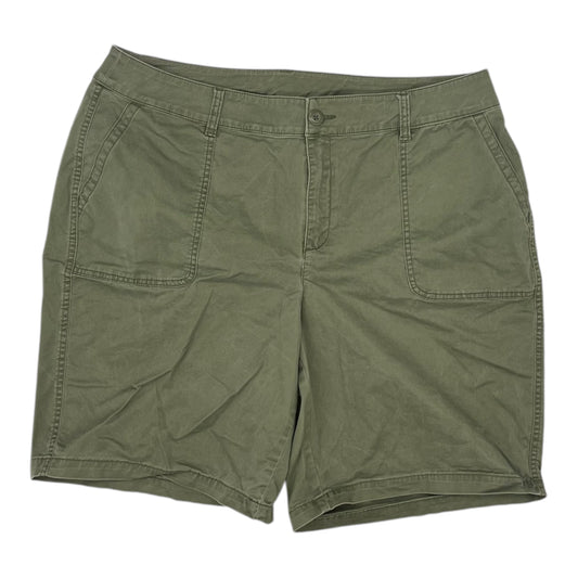 Shorts By Lane Bryant In Green, Size:18