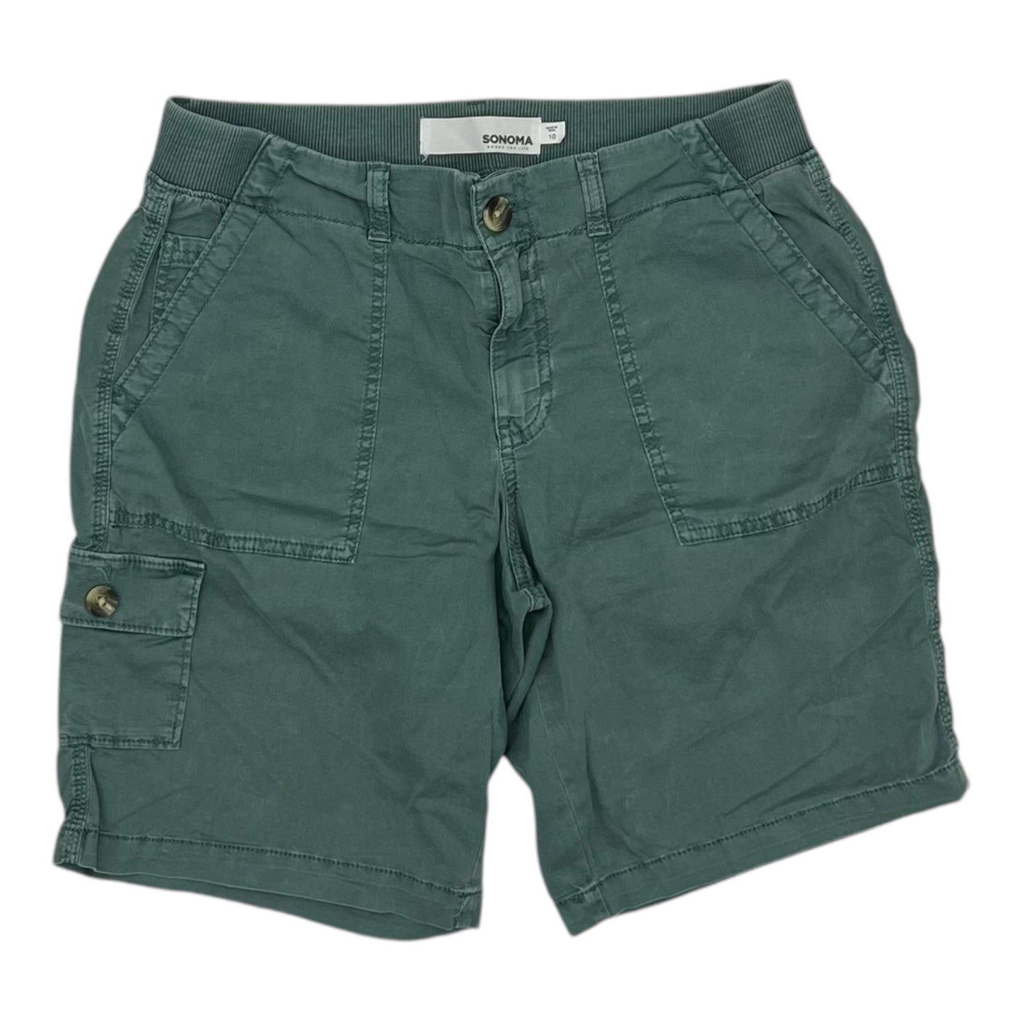 Shorts By Sonoma In Green, Size:10