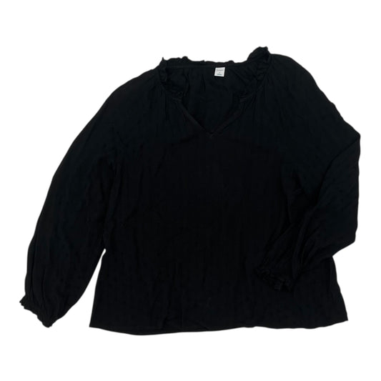 Blouse Ls By Old Navy In Black, Size:S