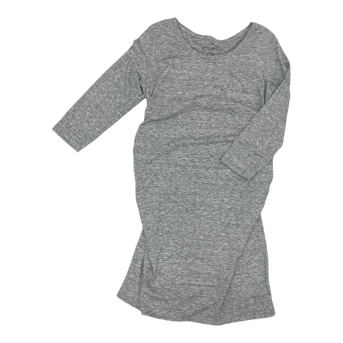 Mat Dress By Liz Lange Maternity In Grey, Size:L
