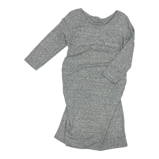 Mat Dress By Liz Lange Maternity In Grey, Size:L