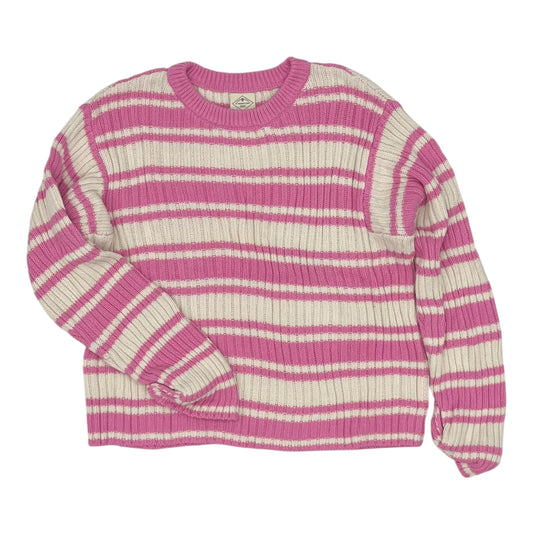 Sweater By St Johns Bay In Cream & Pink, Size:Xxl