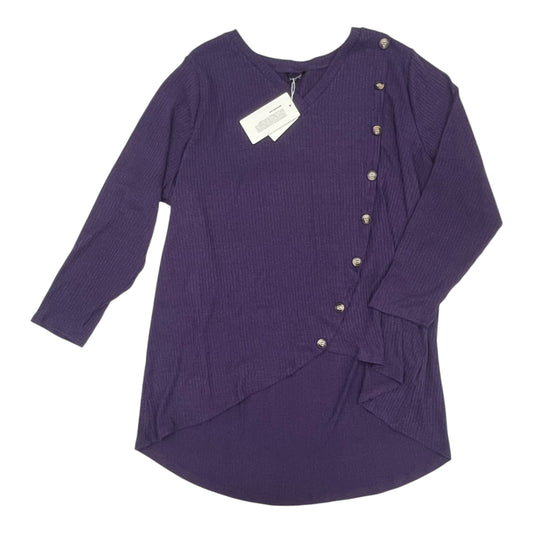 Top Ls By Bloomchic In Purple, Size:4X