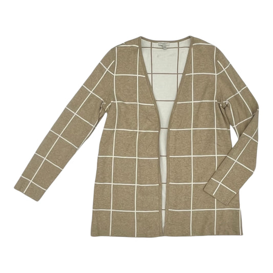 Sweater Cardigan By Talbots In Tan, Size:Sp