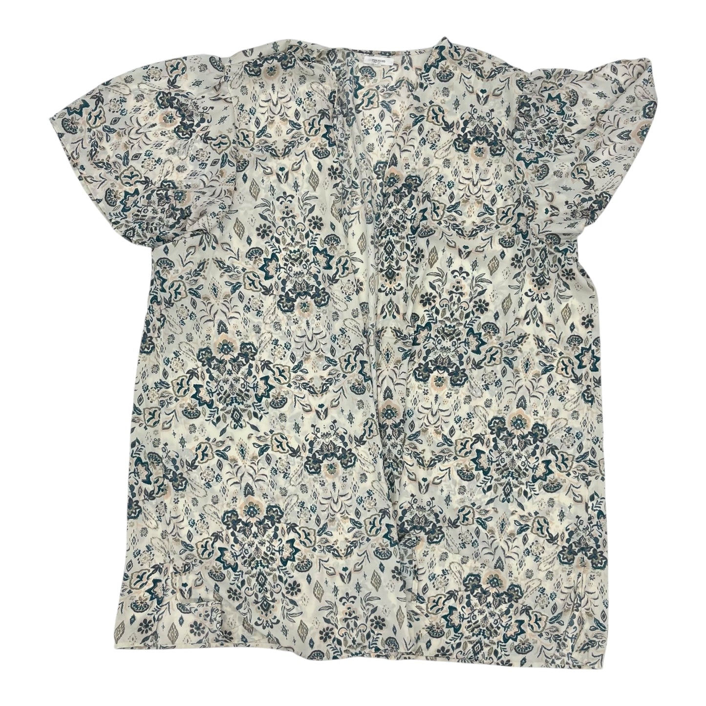 Kimono By Maurices In Cream, Size:3X