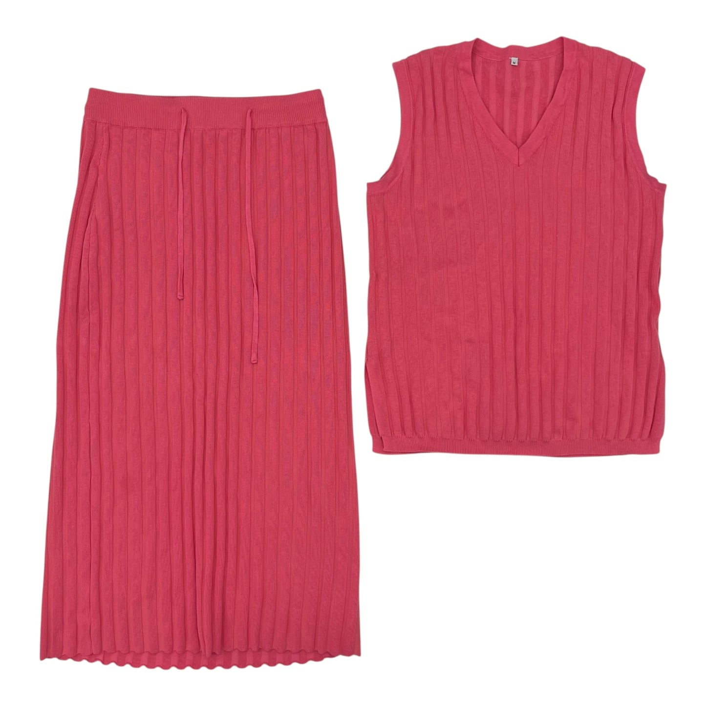 Skirt Set 2Pc By Cmf In Pink, Size:M
