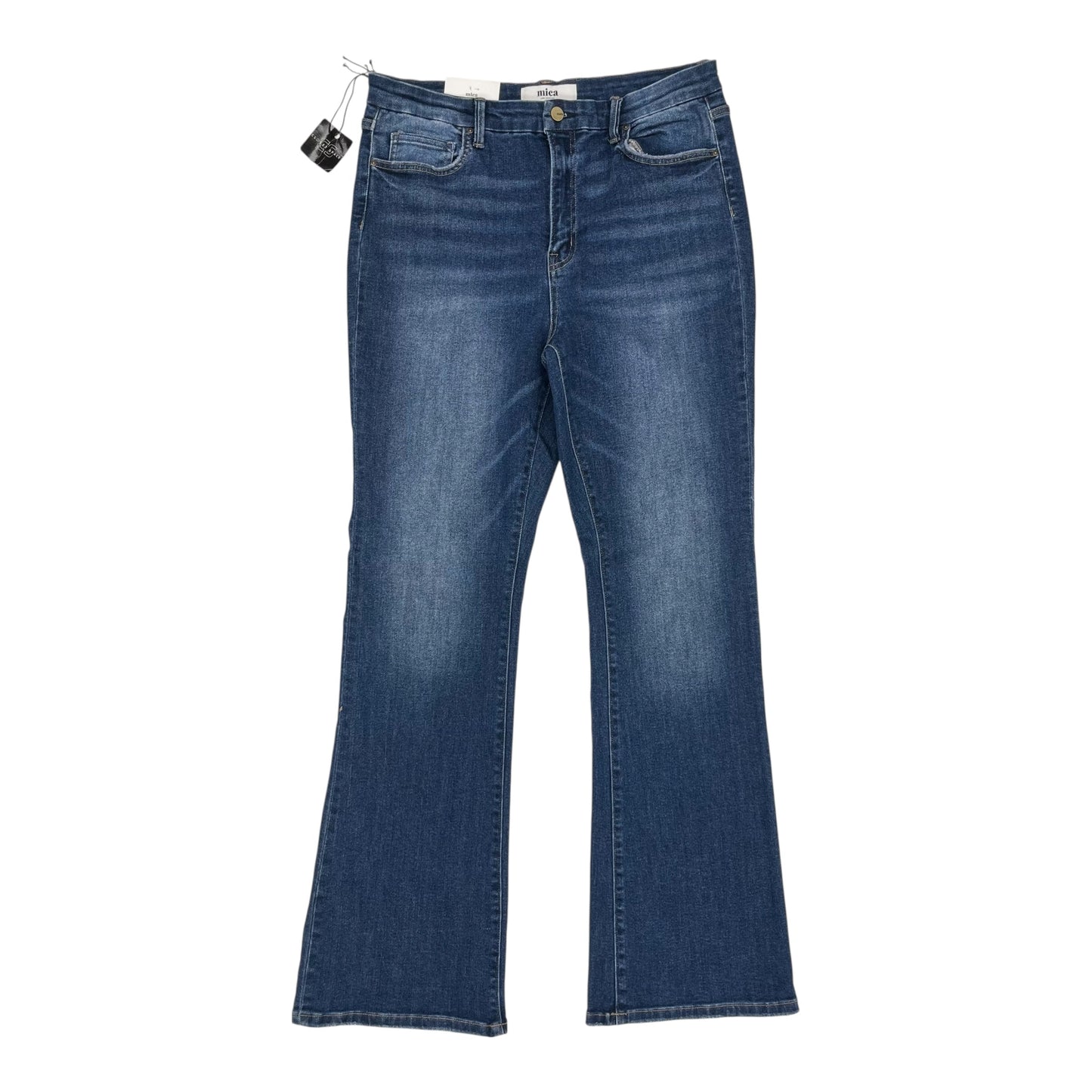 Jeans Boot Cut By Micas In Blue Denim, Size:14