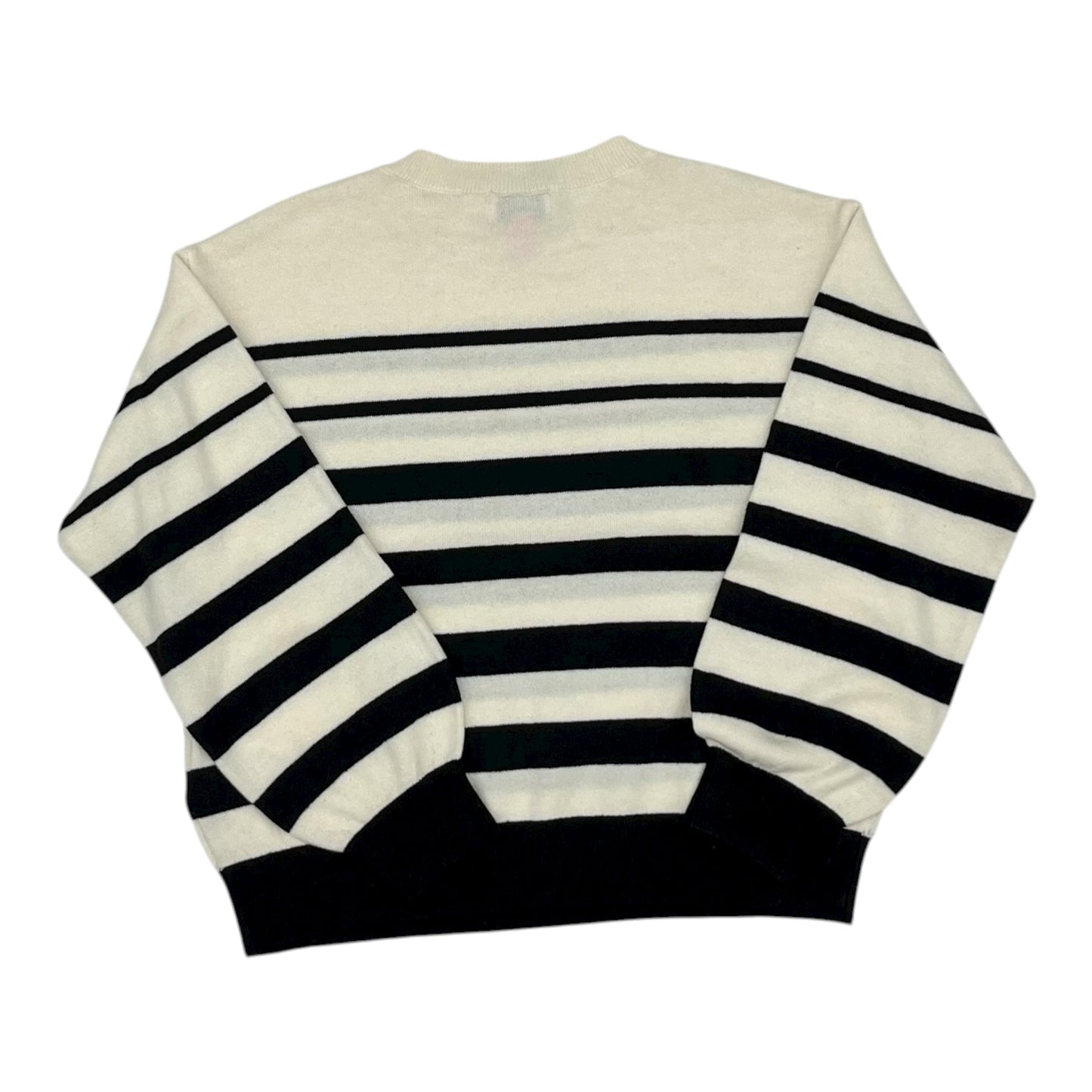 Sweater By Vero Moda In Black & Cream, Size:M