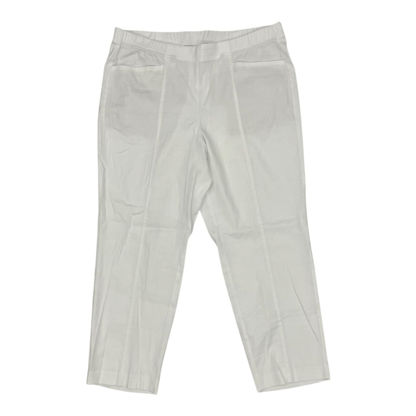 Pants Linen By J. Jill In White, Size:L